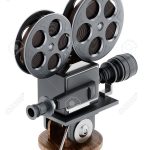 antique movie camera